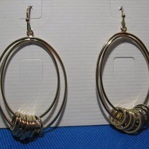 NIB LS Runaround Hoop Earrings